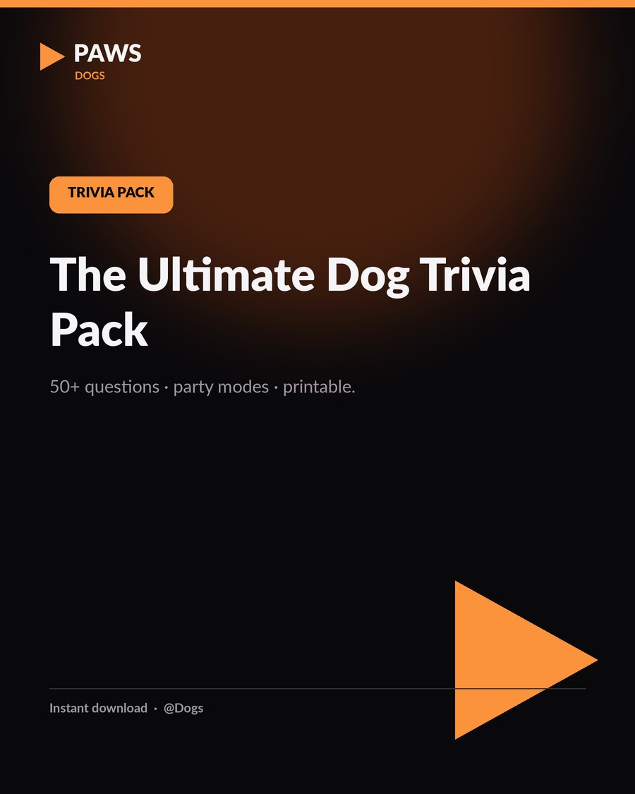 The Ultimate Dog Trivia Pack
